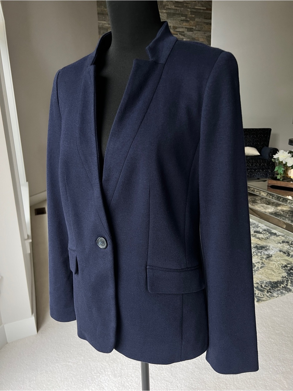NWT Talbots Navy Single-Button Women's Blazer